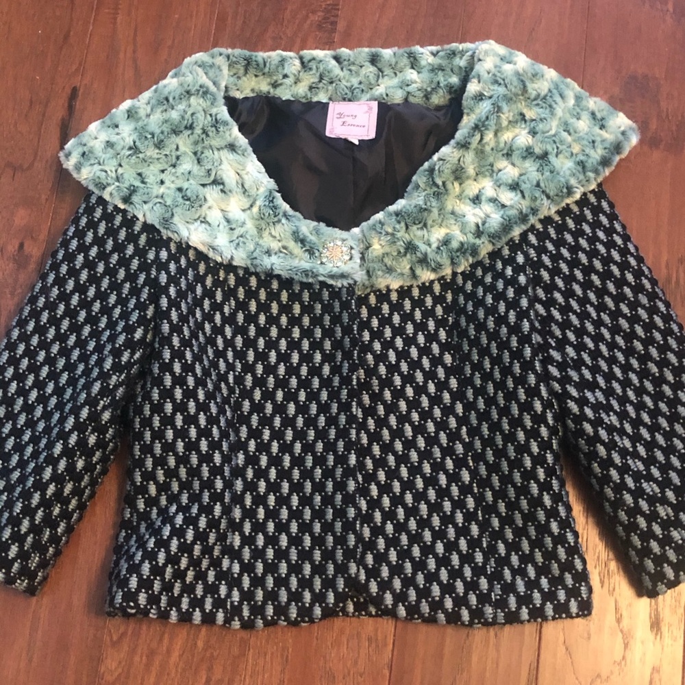 Navy and green jacket